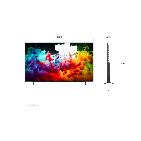 LG QNED 75QNED70B6T/ QNED 75QNED72B6T LG