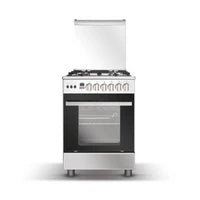 Candy Cuisinière 60 cm Gaz 4 feux – Inox, Grilles Fonte – CGG66FGDX-15