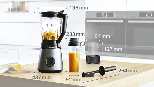 BOSCH BLENDER VITAPOWER Serie4 1200W Argent MMB6177S