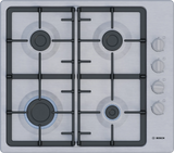 Plaque de Cuisson Bosch PBP6C5K90O 60 cm Acier inox Gaz