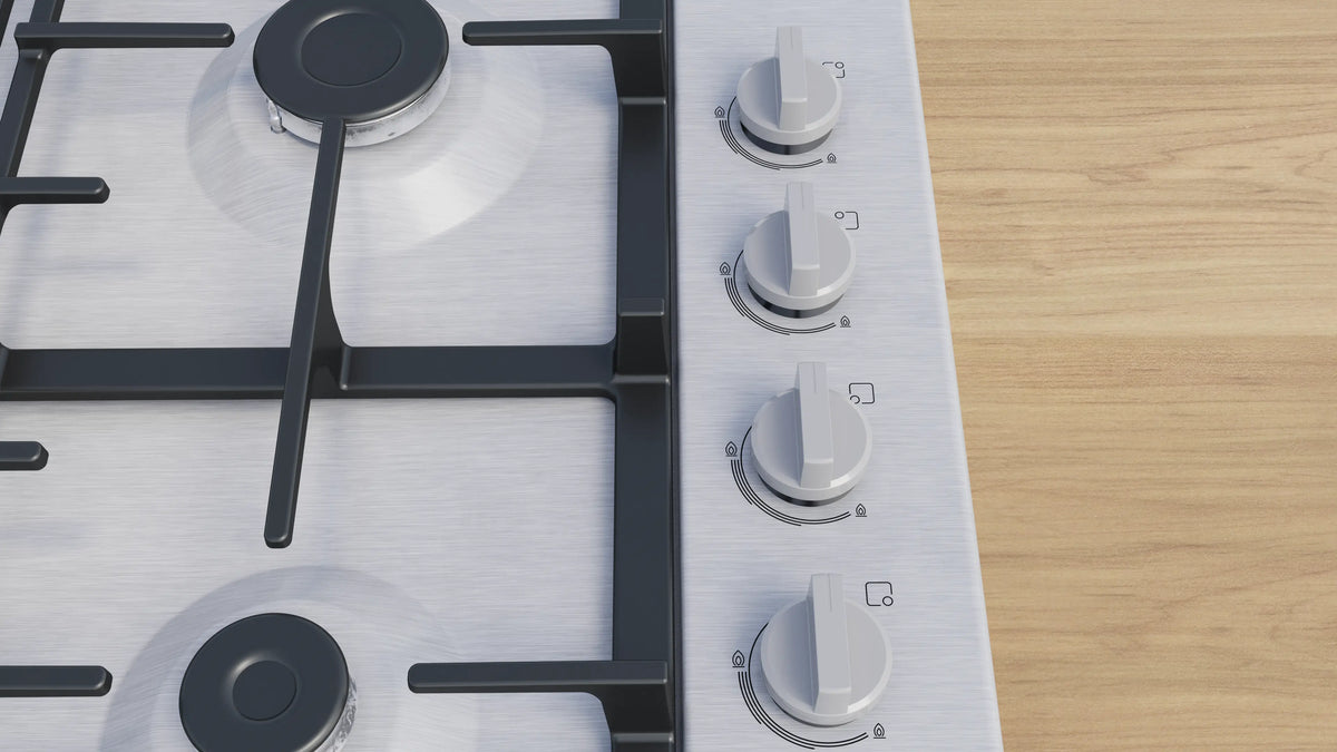 Plaque de Cuisson Bosch PBP6C5K90O 60 cm Acier inox Gaz
