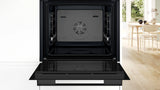 Four BOSCH HUA736EA0T intégrable avec fonction vapeur 60 x 60 cm Noir