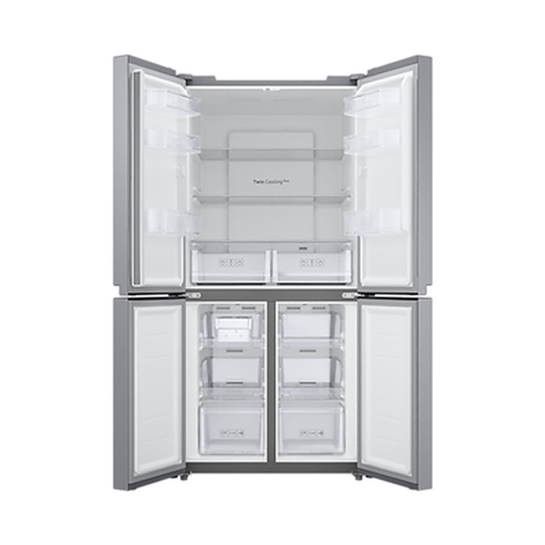 SAMSUNG SBS QUATRO RF48A4000M9/MA 468L NF SILVER