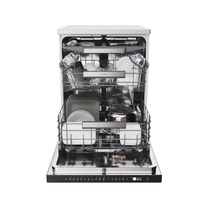 HAIER LAVE VAISSELLE XF6C2M1PX 16 COUVERTS INVERTER WIFI 10 PRG INOX