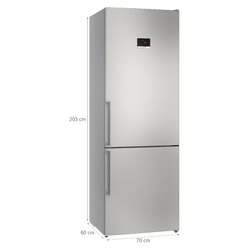 BOSCH COMB SERIE 4 KGN497ICT 70CM INOX
