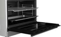 Bosch Cuisinière gaz posable Série 6 - 90 cm, 5 feux, four XXL 147 L, rôtissoire, grilles fonte - HGP3I8W50S