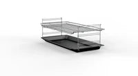 Bosch Cuisinière gaz posable Série 6 - 90 cm, 5 feux, four XXL 147 L, rôtissoire, grilles fonte - HGP3I8W50S