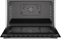 Bosch Cuisinière gaz Série 8 90 cm - 5 feux dont Wok 4,2 kW - Four XXL 147 L - Double tournebroche - HJY5G7V61S