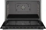 Bosch Cuisinière gaz Série 8 90 cm - 5 feux dont Wok 4,2 kW - Four XXL 147 L - Double tournebroche - HJY5G7V61S