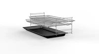 Bosch Cuisinière gaz Série 8 90 cm - 5 feux dont Wok 4,2 kW - Four XXL 147 L - Double tournebroche - HJY5G7V61S