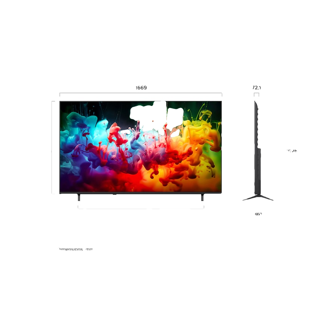 LG QNED 75QNED70B6T/ QNED 75QNED72B6T LG
