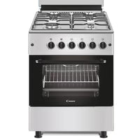 Candy Cuisinière Mixte 60 cm – 4 feux gaz, four gaz, inox – CGG66SGX15