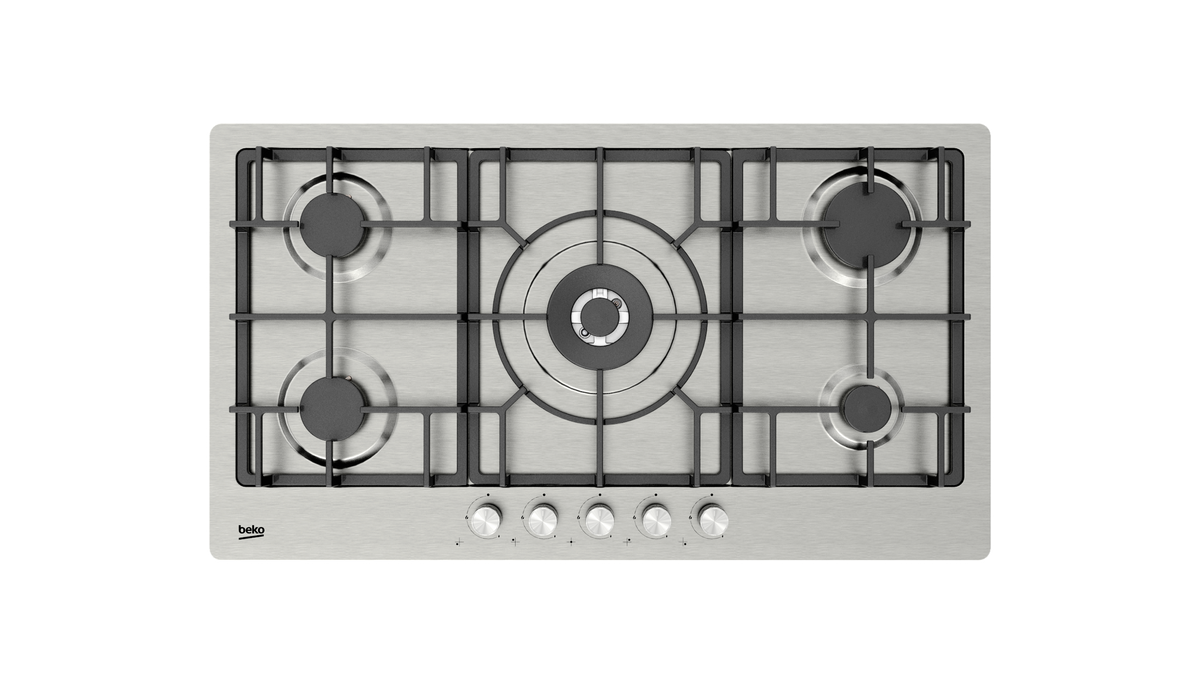 TABLE DE CUISSON BEKO HIMW95226SXEL GAZ 90cm