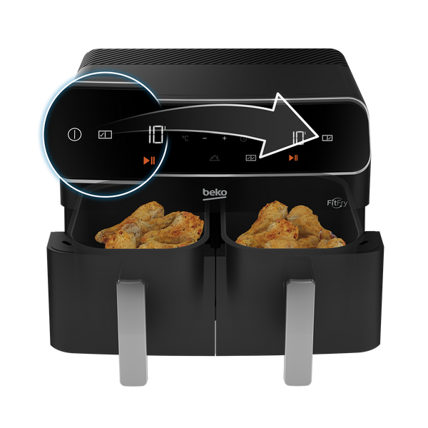 BEKO AIR FRYER FRL 5388 B 2EN1 Panneau Digital 8.5L