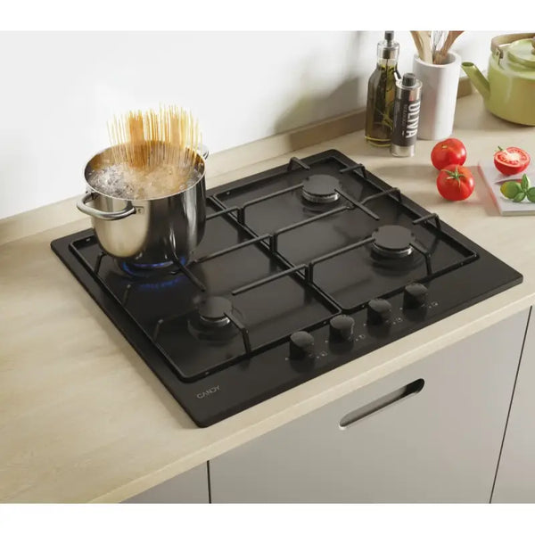 Plaque de cuisson Candy CHW6BRBB 4F 60CM Noir